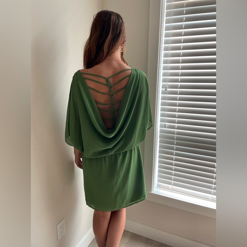 Last April green flowy dress